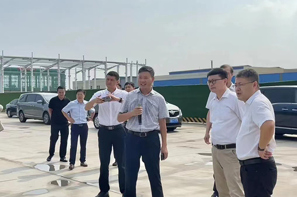 省工信局，發改委，科技局領導考察我公司1